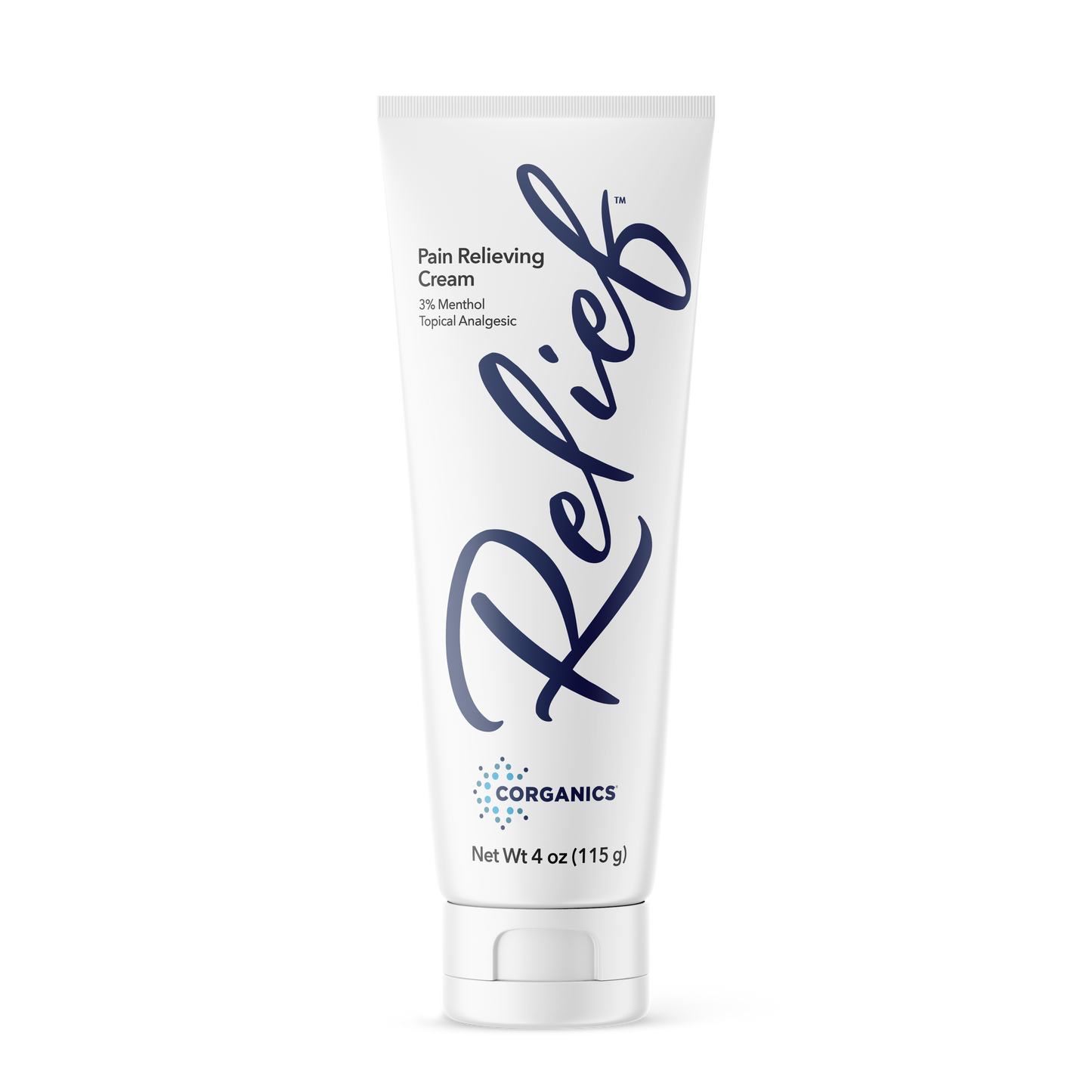 Performance Kit - Corganics Relief Includes Cream Pump (16 oz.) + Tube (4 oz.)