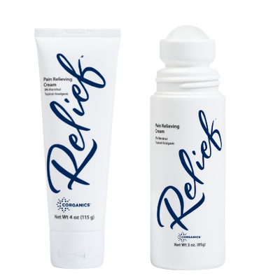 Pro Bundle - Corganics Relief Includes 6 Cream (4 oz.) + 6 Roll-On (3 oz.)