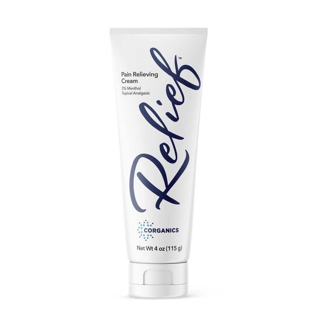 Corganics 6 Pack Relief Includes 3 Cream (4 oz.) + 3 Roll-On (3 oz.)