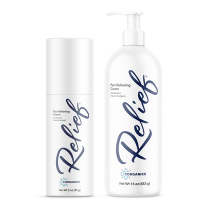 Active Recovery Kit - Corganics Relief Includes Cream Pump (16 oz.) + Roll-on (3 oz.) (Preview)