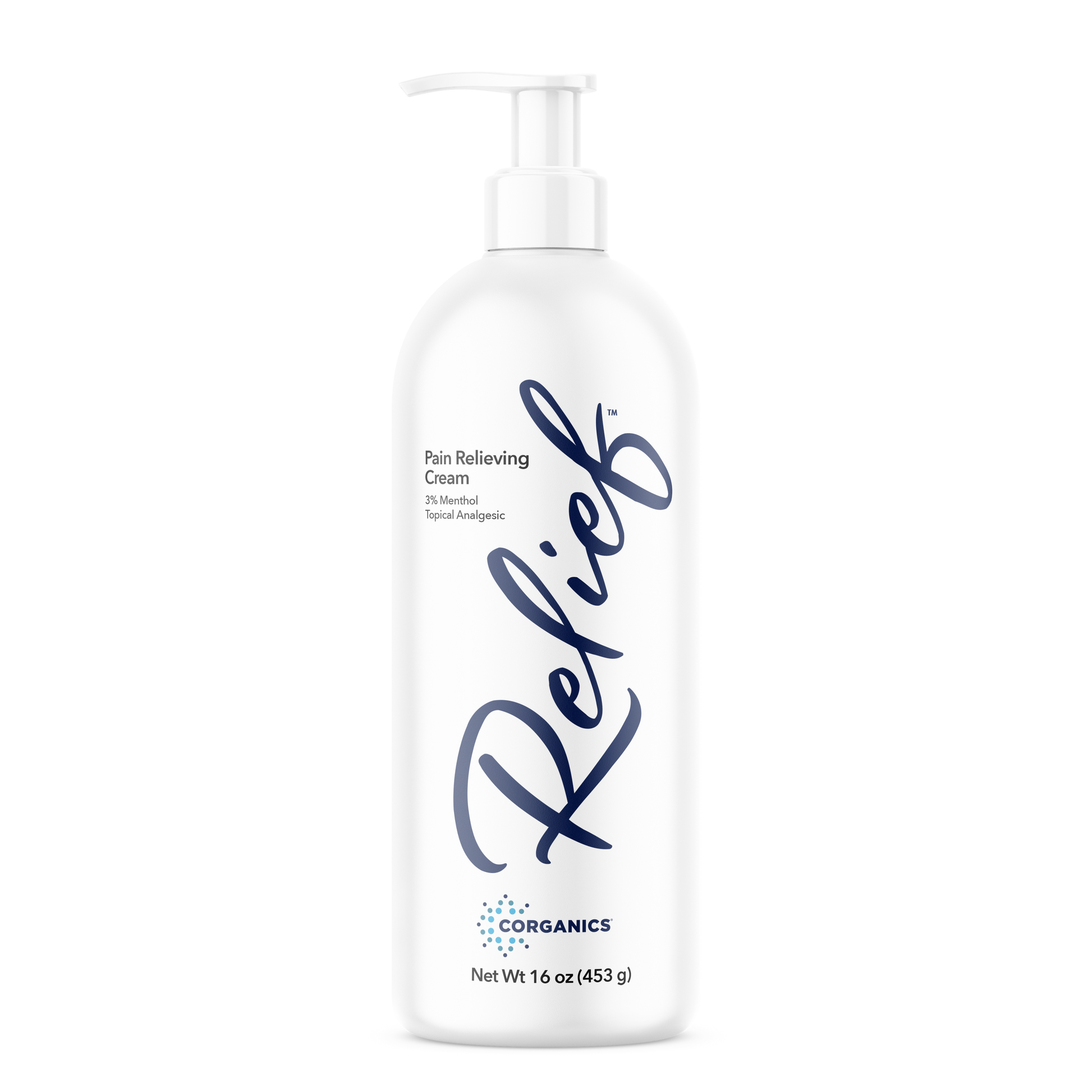 Corganics Relief Pain Cream - 16 oz. Pump