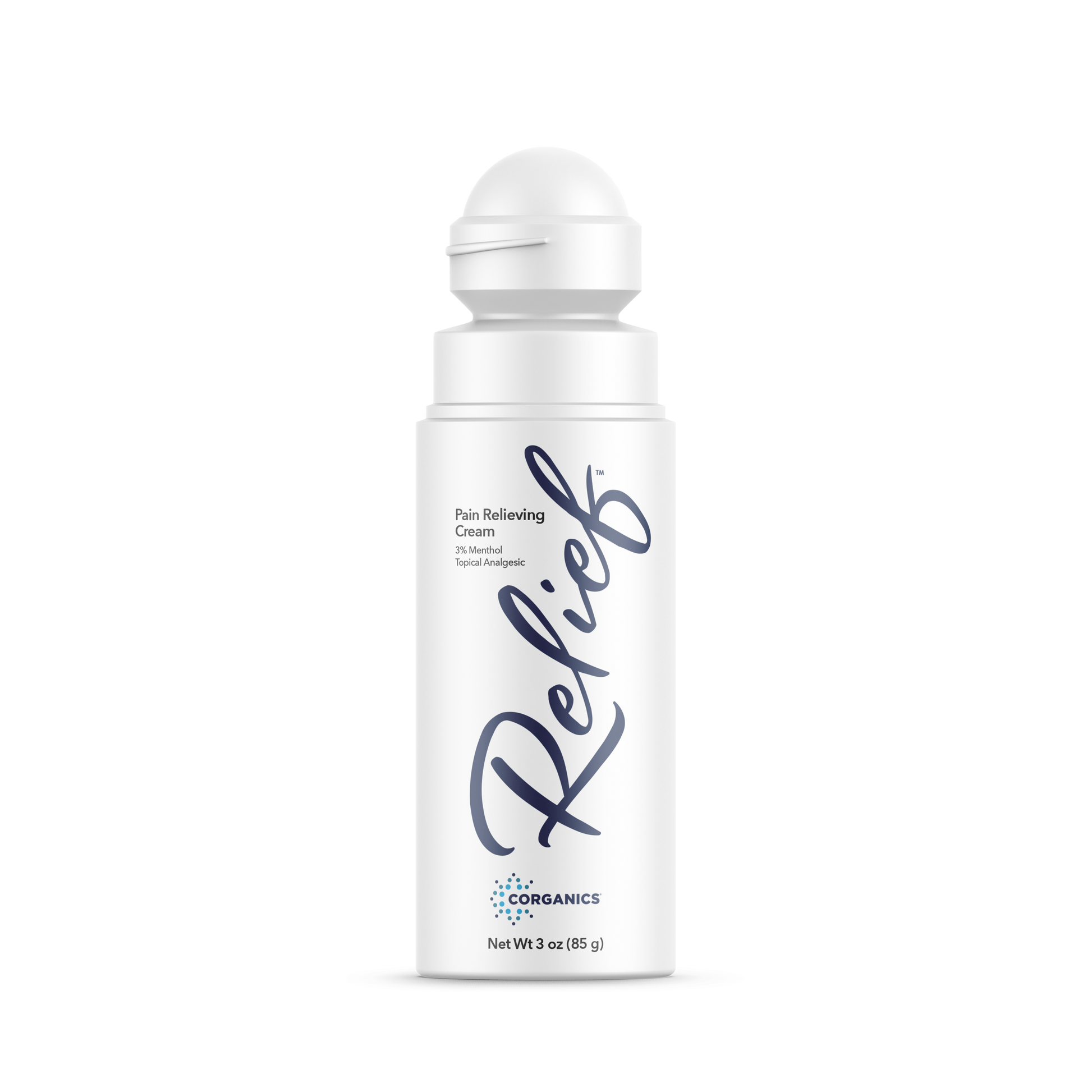 Wholesale - Case of 12 Relief Topical Cream 3 oz. roll-ons