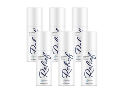 Wholesale - Case of 12 Relief Topical Cream 3 oz. roll-ons
