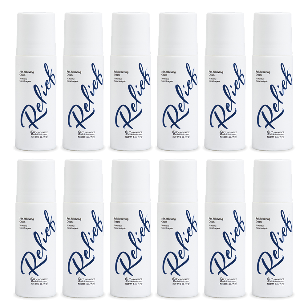 Pro Bundle - Corganics Relief Roll-on (3 oz.) Case of 12