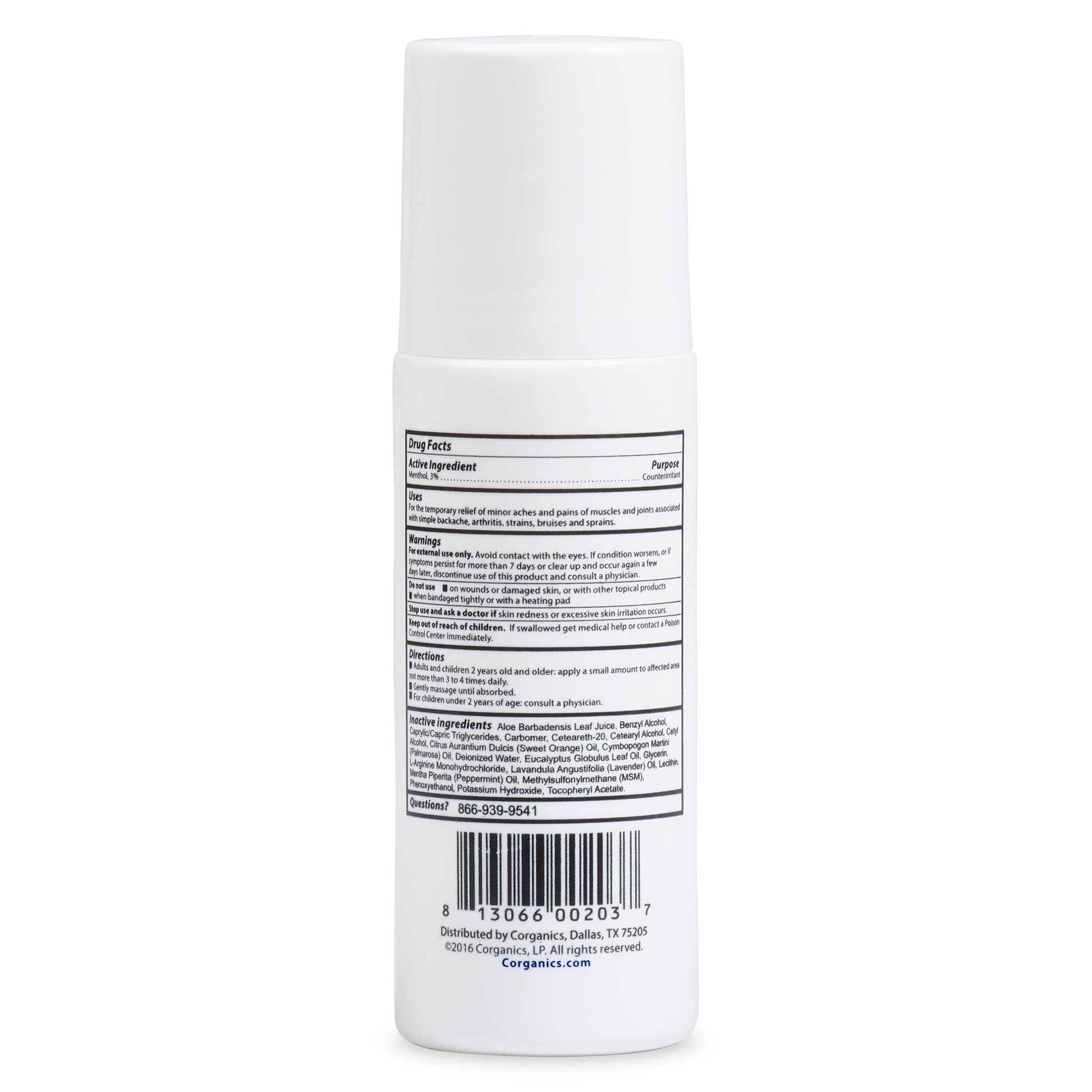 Pro Bundle - Corganics Relief Roll-on (3 oz.) Case of 12