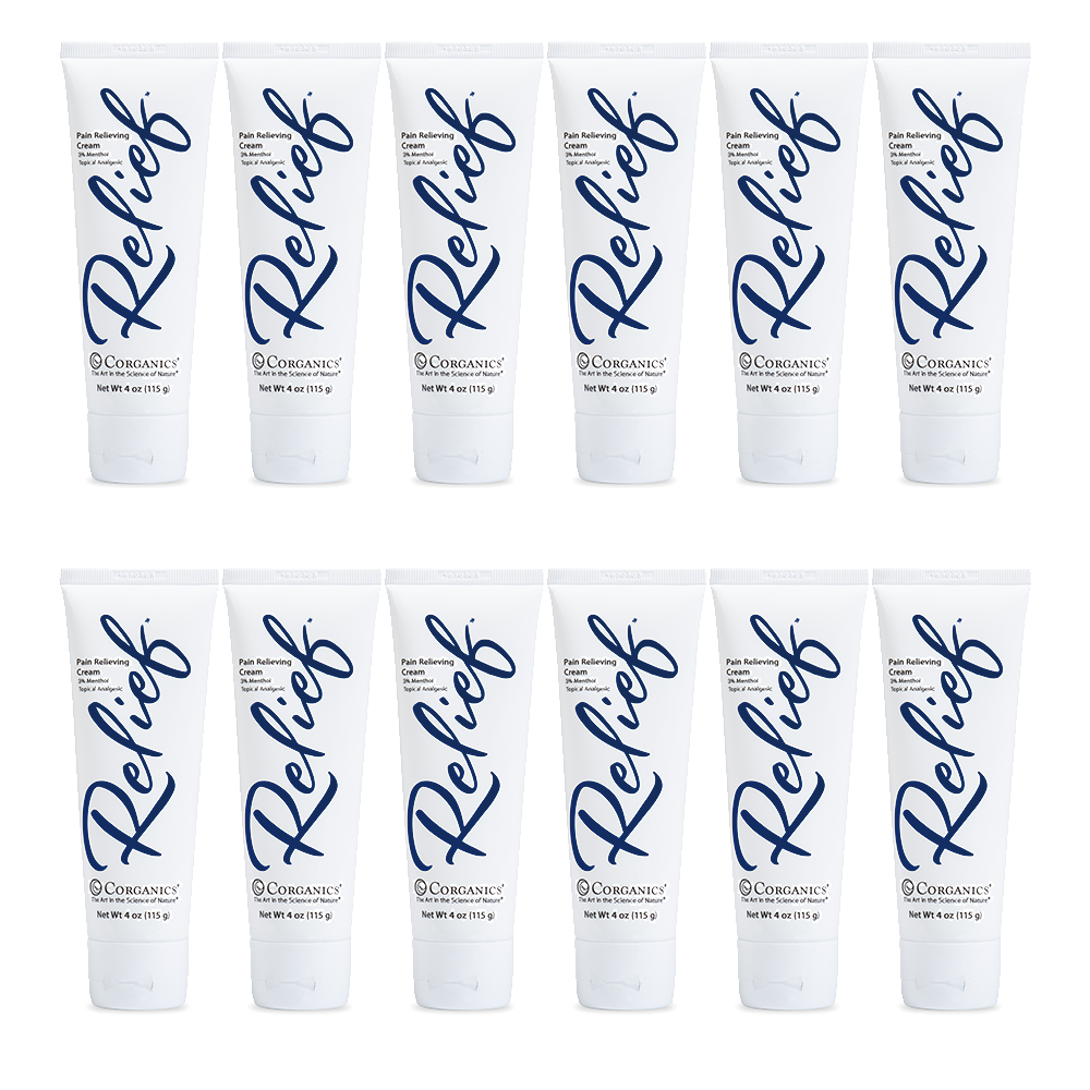 Pro Bundle - Corganics Relief Cream (4 oz.) Case of 12
