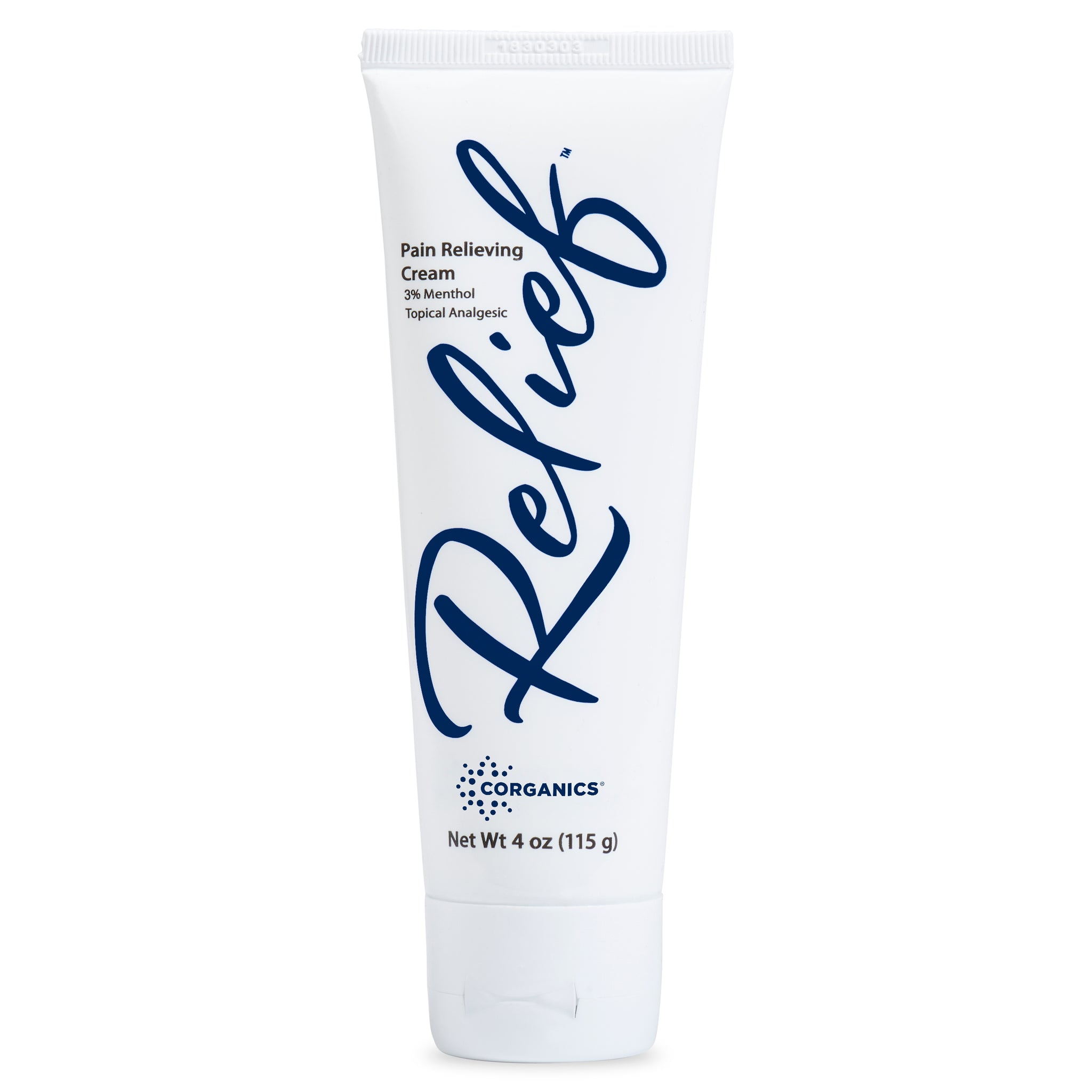 Corganics Relief Topical Cream - 4 oz. Tube