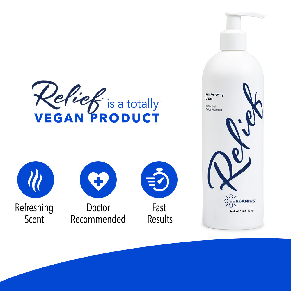 Corganics Relief Pain Cream - 16 oz. Pump