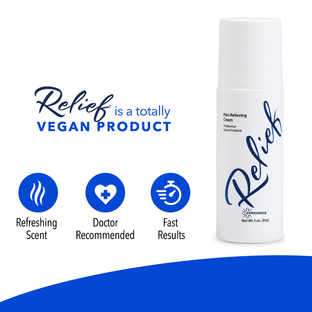 Corganics Relief Topical Cream - 3 oz. Roll-on