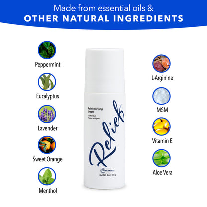 Corganics Relief Topical Cream - 3 oz. Roll-on